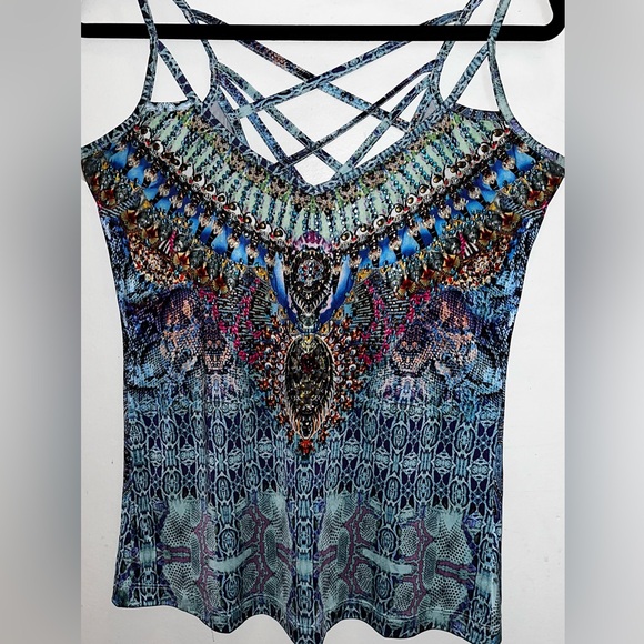 VENUS Tops - Venus Sz Med, multi color sparkle spaghetti strap top